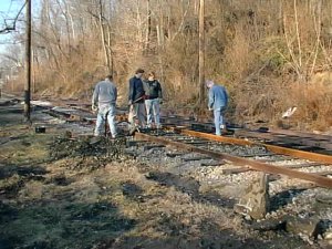 Track Crew at work