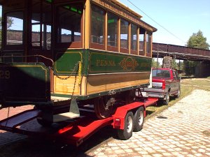 Loading Horse Car